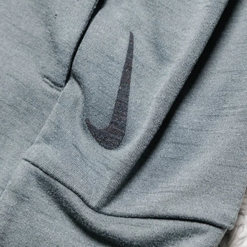 Nike Dri-Fit Full Zip Lightweight Heather Gray Hoodie Jacket Mens Size XL